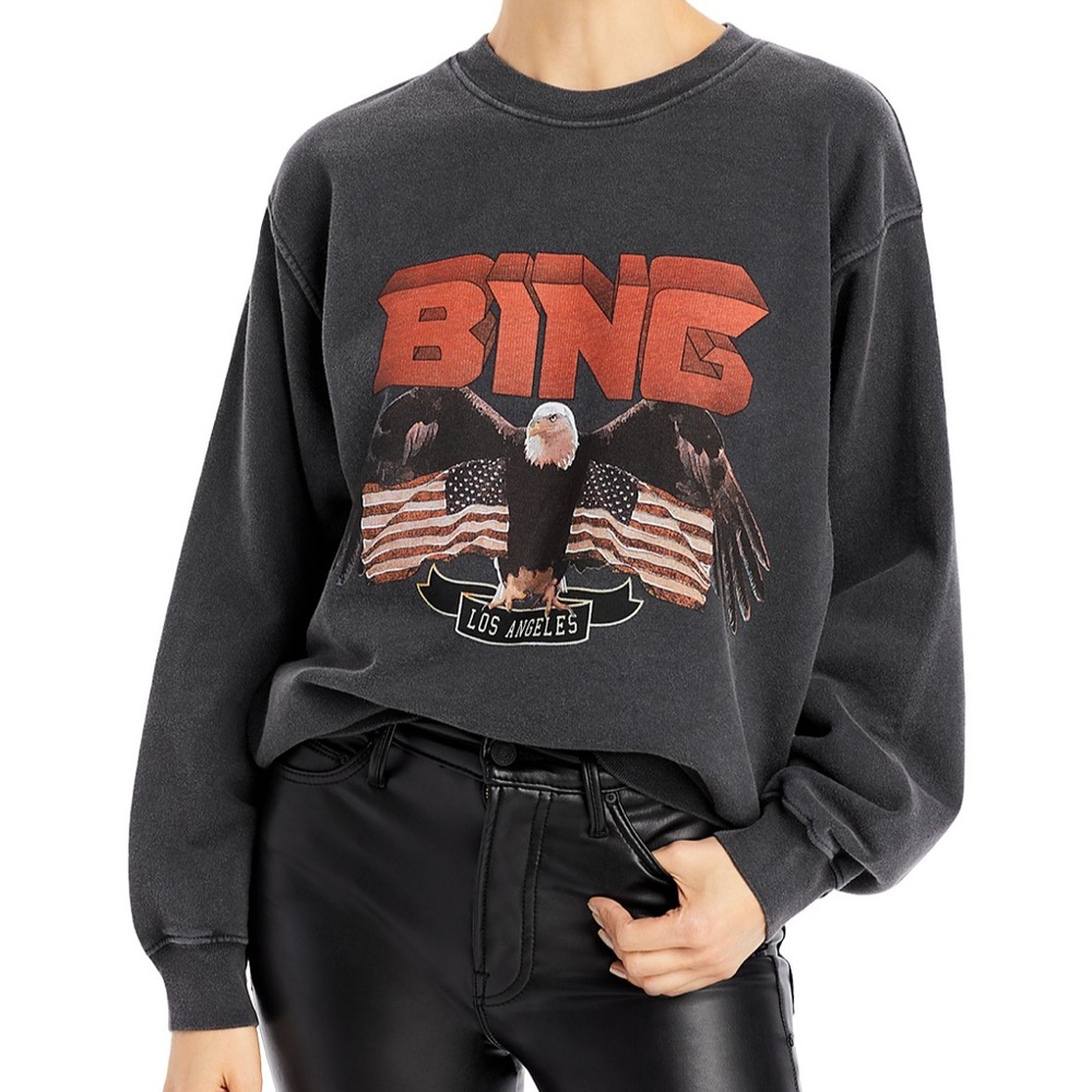 ANINE BING
Vintage Eagle-Graphic Sweatshirt